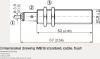Picture of Ind.andur IME, M18, Sn=8mm, Shielded, 2-wire NC, kere 67mm, 2m kaabel, SICK